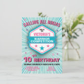 Ninja-feestdag Kaart (Staand voorkant)