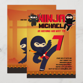 NINJA FILM STER KRIGER Jongens Meisjes Cartoon Fee Kaart