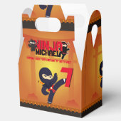 NINJA Film Ster Warrior Trapper Karate Feestje Bedankdoosjes (Geopend)