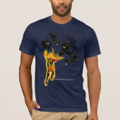 NINJA FIRE FIGHT T-SHIRT (Voorkant)