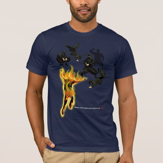 NINJA FIRE FIGHT T-SHIRT (Voorkant)