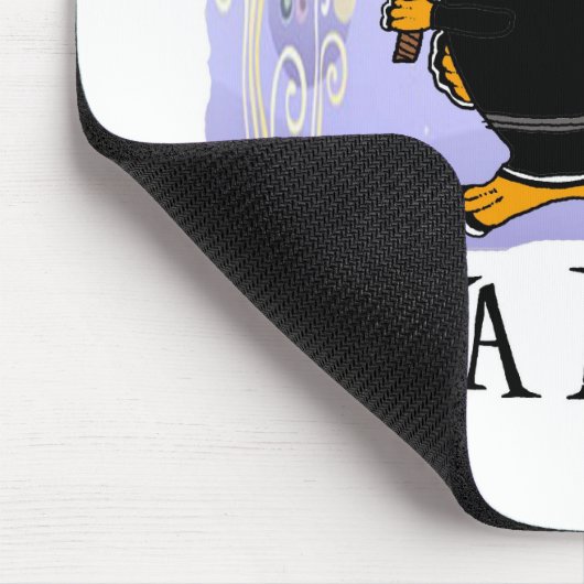 ninja fish mousepad muismat (Hoek)