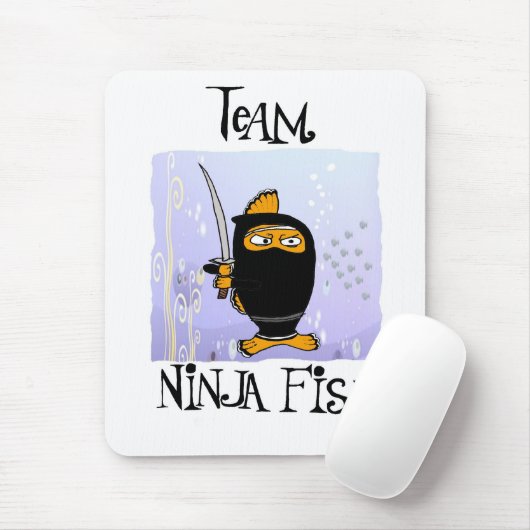 ninja fish mousepad muismat (Met muis)