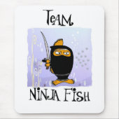 ninja fish mousepad muismat (Voorkant)