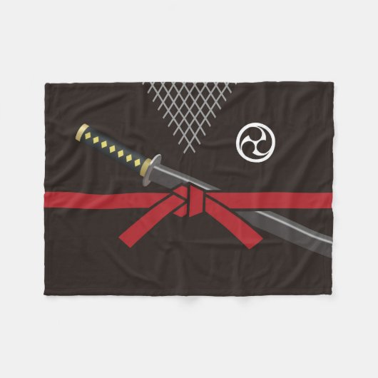 NINJA FLEECE DEKEN (Voorkant (Horizontaal))