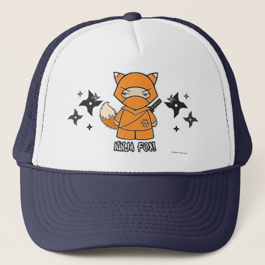 Ninja Fox! Met Pet van Shurikens (Voorkant)