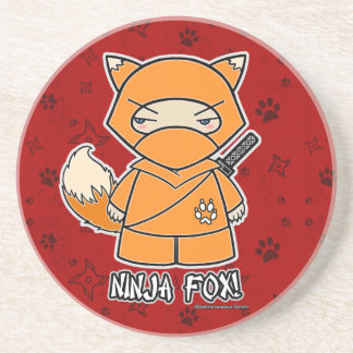 Ninja Fox! Ninjadorables Rood Onderzetter