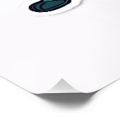 Ninja Fox Poster – Mooie Vos Kinderen Muur Kunst (Hoek)