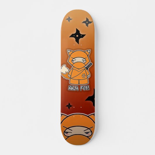 Ninja Fox! Skateboard (Voorkant)