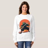 Ninja Frog Warrior - Samurai Katana Anime Fighter Trui (Voorkant volledig)