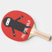 Ninja Funny Cartoon Smack Talk Fun Tafeltennisbatje (Zijkant)