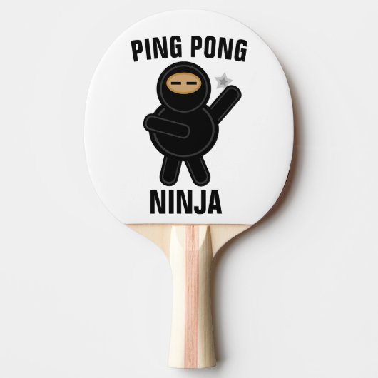 NINJA FUNNY PING PONG PADDLE TAFELTENNISBATJE (Voorkant)