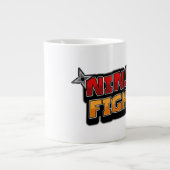 NINJA-GEVECHT GROTE KOFFIEKOP (Voorkant)