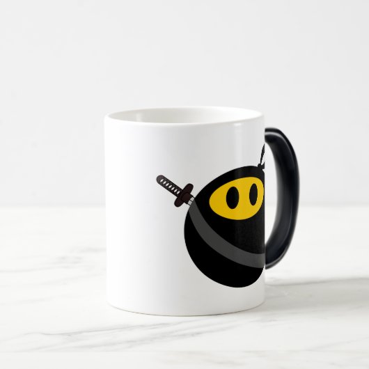 Ninja-gezicht Magische Mok (Voorkant rechts)