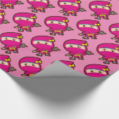 Ninja Girl Cadeaupapier (Hoek)