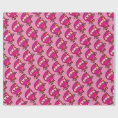 Ninja Girl Cadeaupapier (Vlak)