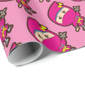 Ninja Girl Cadeaupapier (Rol Hoek)