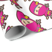 Ninja Girl Cadeaupapier (Rol Hoek)