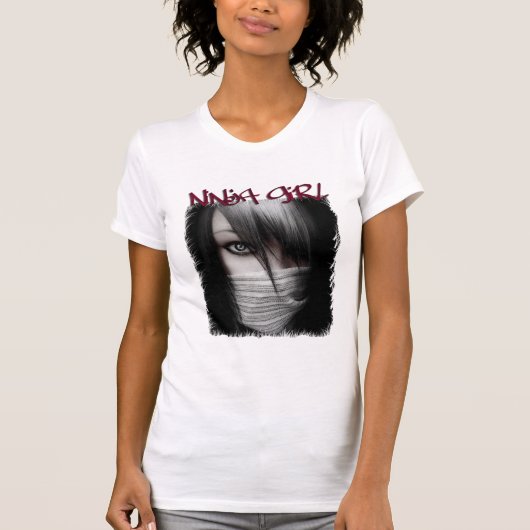ninja girl emo t-shirt (Voorkant)