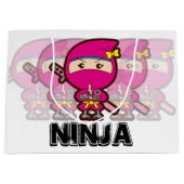 Ninja Girl Groot Cadeauzakje (Voorkant)
