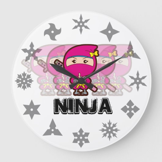 Ninja Girl Grote Klok (Voorkant)