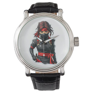 Ninja Girl Horloge