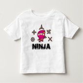 Ninja Girl Kinder Shirts (Voorkant)