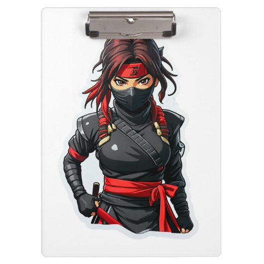 Ninja Girl Klembord (Voorkant)