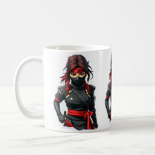 Ninja Girl Koffiemok (Links)