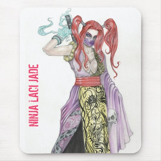 Ninja Girl Laci Jade Muismat (Voorkant)