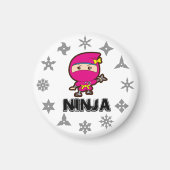 Ninja Girl Magneet (Voorkant)