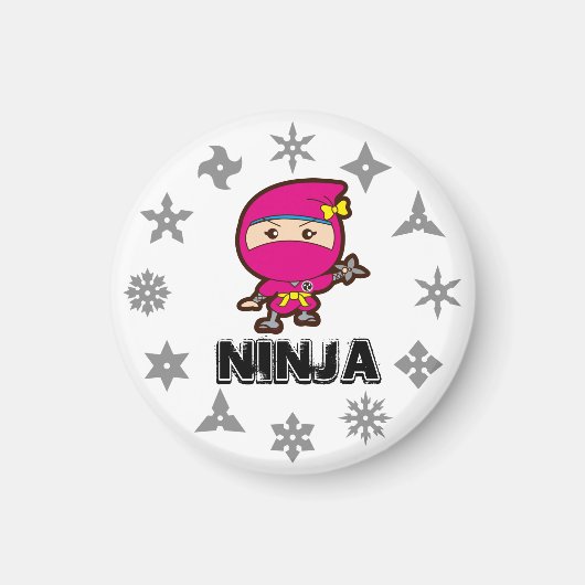 Ninja Girl Magneet (Voorkant)