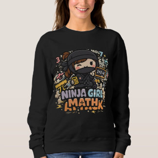 Ninja Girl Math – Math Attack Mode | Diseño divert Trui