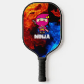 Ninja Girl Pickleball Paddle (Voorkant)