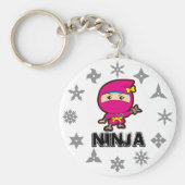 Ninja Girl Sleutelhanger (Voorkant)