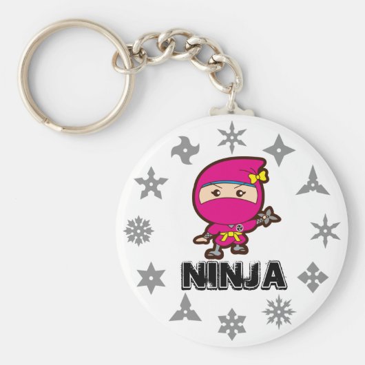 Ninja Girl Sleutelhanger (Voorkant)