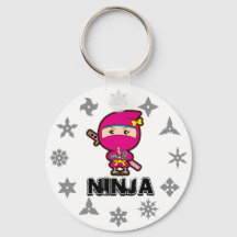 Ninja Girl Sleutelhanger
