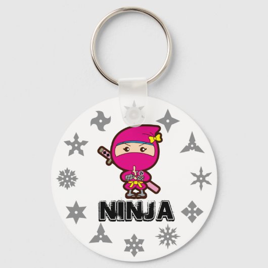 Ninja Girl Sleutelhanger (Voorkant)