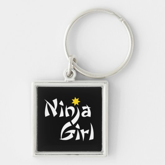 Ninja Girl Sleutelhanger (Voorkant)