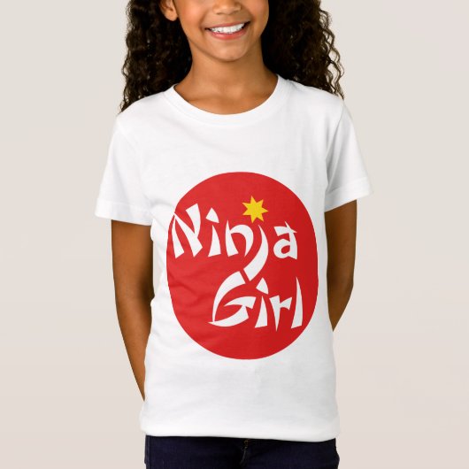 Ninja Girl T-shirt (Voorkant)