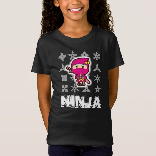 Ninja Girl T-shirt (Voorkant)