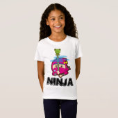 Ninja Girl T-shirt (Voorkant volledig)