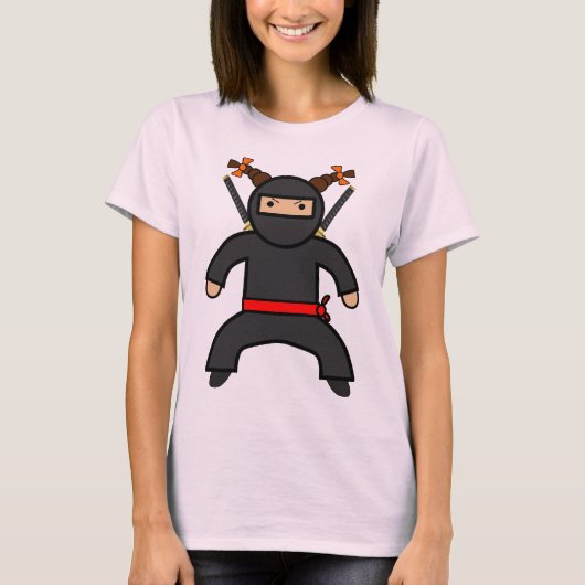 Ninja Girl T-shirt (Voorkant)