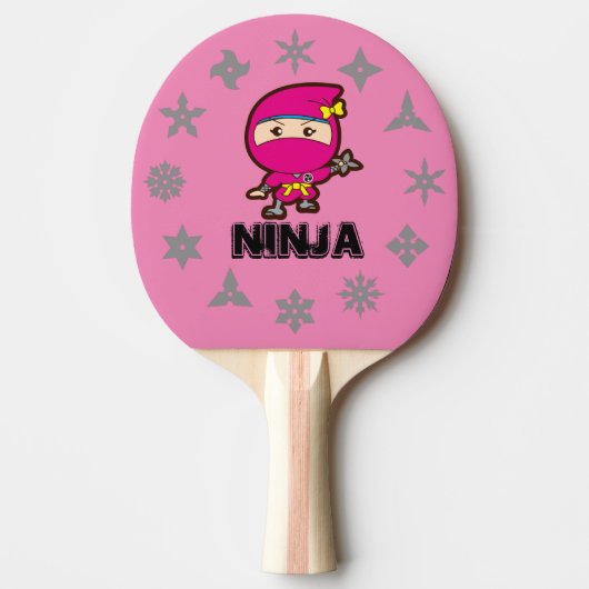 Ninja Girl Tafeltennisbatje (Voorkant)