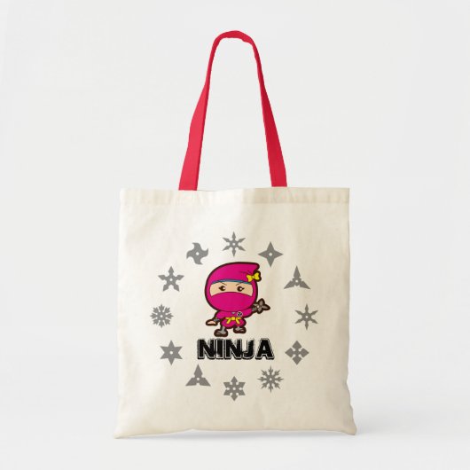 Ninja Girl Tote Bag (Voorkant)