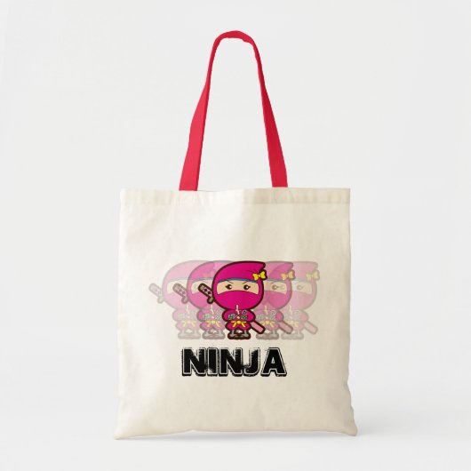 Ninja Girl Tote Bag (Voorkant)