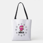 Ninja Girl Tote Bag (Achterkant)