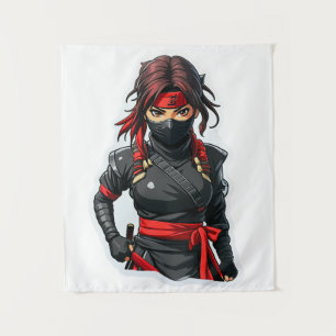 Ninja Girl Wandkleed
