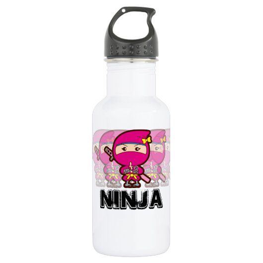 Ninja Girl Waterfles (Voorkant)