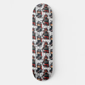 Ninja Girls Anime With Text Pattern Design Persoonlijk Skateboard (Voorkant)